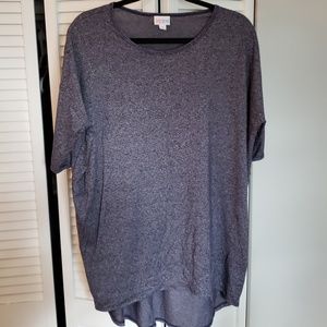 LulaRoe- Purple Speckled Irma